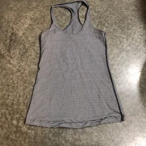 Lululemon Blackwhite Gingham Cool Racerback size 6